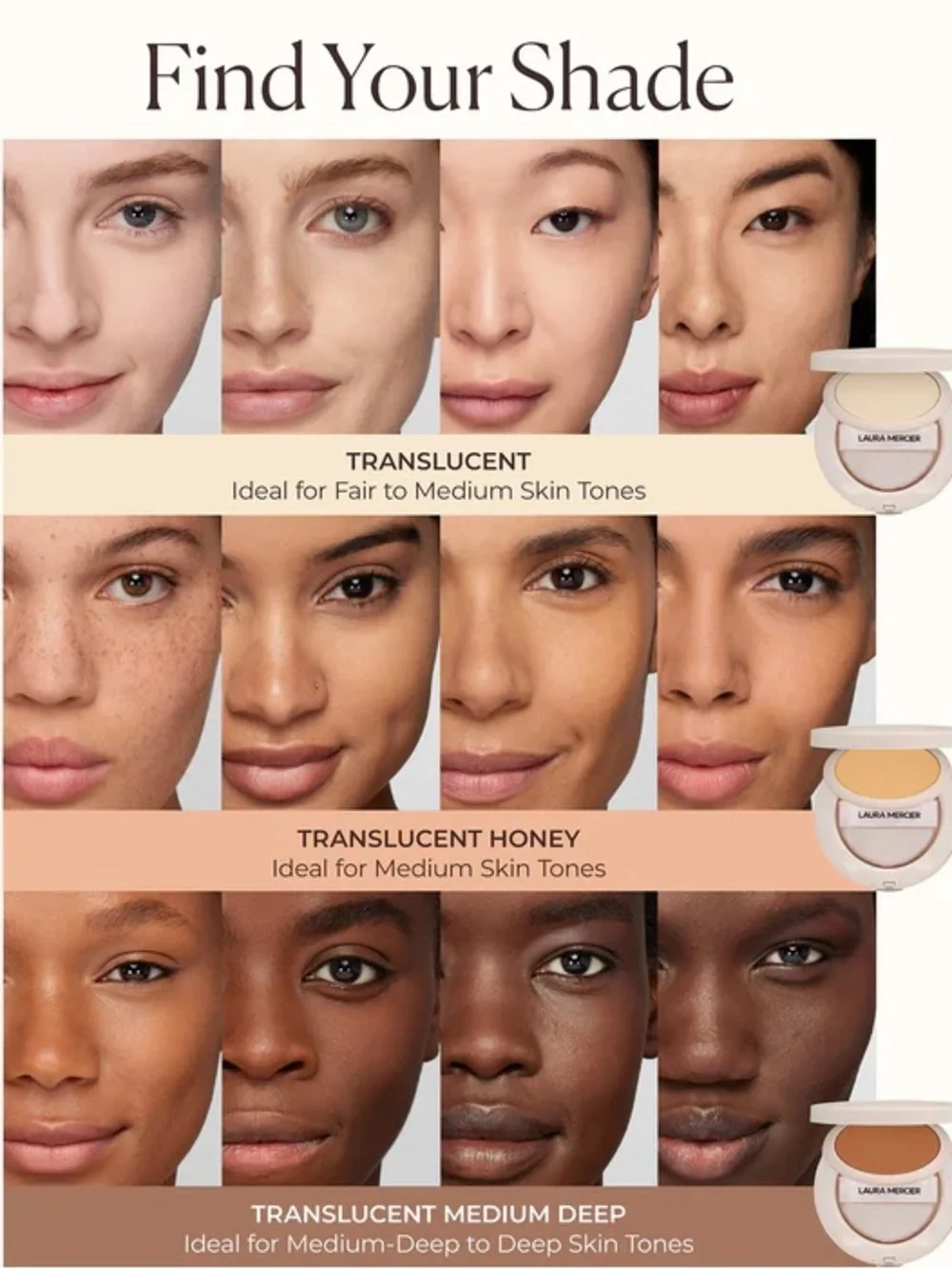 Laura Mercier Translucent Honey Translucent Pressed Setting Powder Ultra-Blur